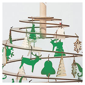 Set SPIRA Medium Blätter-Anhänger, Filz & Holz, 10-teilig