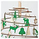 Set decorazioni foglie feltro legno SPIRA Medium 10 pz s2