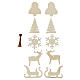 Set addobbi natalizi legno SPIRA Large 10 pezzi s1