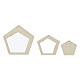 Set of 14 Christmas geometric decorations, SPIRA Medium s5