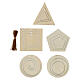 Kit decori geometrici albero Natale SPIRA Large 14 pz s1
