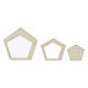 Kit decori geometrici albero Natale SPIRA Large 14 pz s5