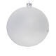 Weihnachtskugel, mundgeblasenes Glas, weiß, verschneite Landschaft, Ø 200 mm s5