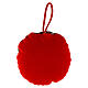 Vierge à l'Enfant boule de Noël tissu 9 cm s3