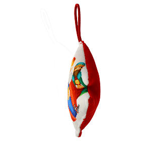 Tree-shaped Christmas ornament with Wise Men, 4x2 in