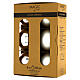 Box 6 pz sfere albero Natale argentate 10 cm s1