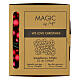 Box 12 palline Natale grappoli rosso scuro vetro 2,5 cm s1