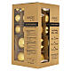 Caja 42 piezas bolas árbol Navidad color oro tamaños diferentes vidrio 4, 6 e 8 cm s1