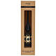 Punta 31 cm árbol Navidad vidrio color negro-oro s3
