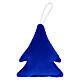 Decoração de Natal em forma de árvore Natividade azul 10x8 cm s2