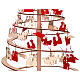 SPIRA Nativity adornos Árbol 6 cm Navidad Medium fieltro madera 20 piezas s2