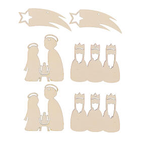 Decorazioni SPIRA Nativity 5cm albero Natale presepe Small legno conf. 20 pz