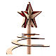 Punta para Árbol de Navidad SPIRA 10 cm madera fieltro rojo s2
