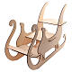Slitta in legno SPIRA 60x85 cm s3