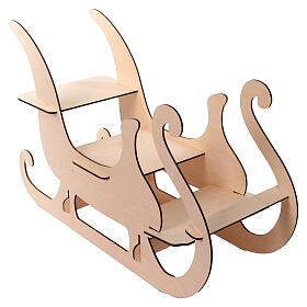 Wooden sled, SPIRA 88x60 cm