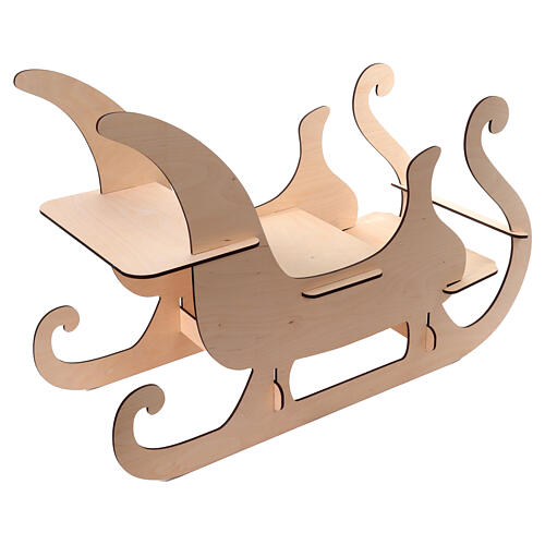 Wooden sled, SPIRA 88x60 cm 5