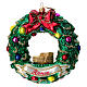 Garland with Colosseum, Christmas tree decoration blown glass s4
