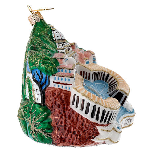 St. Peter's in Vatican City, blown glass Christmas tree ornament 4