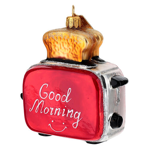 Toaster, Weihnachtsbaumschmuck aus mundgeblasenem Glas 1