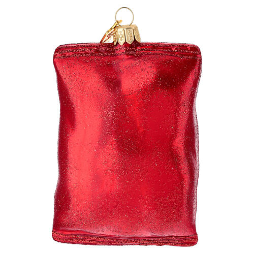 Patatine piccanti decorazione vetro soffiato albero Natale 4