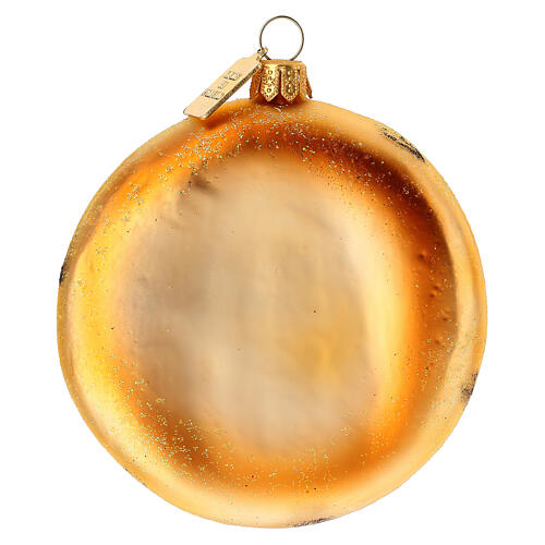 Neapolitanische Pizza, Weihnachtsbaumschmuck aus mundgeblasenem Glas 4