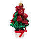 Anthurium vetro soffiato addobbo albero Natale s4