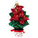 Anthurium vetro soffiato addobbo albero Natale s5
