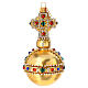 Globus cruciger blown glass Christmas ornament s5