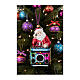 Weihnachtsmann als DJ, Weihnachtsbaumschmuck aus mundgeblasenem Glas s2