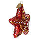 Estrela do Mar vidro soprado enfeite árvore Natal s3