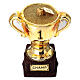 Trofeo coppa addobbo albero Natale vetro soffiato s4