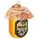 Blown glass honey jar, Christmas tree decoration s3