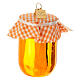 Pot de miel en verre soufflé décoration sapin Noël s4