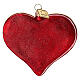 Heart-shaped chocolate box, blown glass Christmas tree decoration s4