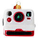 Instant-print camera blown glass Christmas tree ornament s1