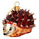 Blown glass hedgehog, Christmas tree ornament s3