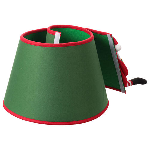 Copribase per albero in tessuto Babbo Natale 30x40 cm 5