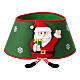Copribase per albero in tessuto Babbo Natale 30x40 cm s1