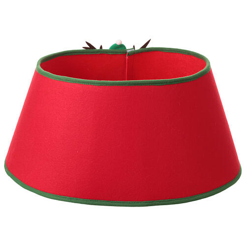 Copribase albero in tessuto con renna 30x40 cm 5