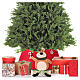 Copribase albero in tessuto con renna 30x40 cm s2