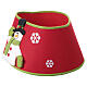 Cache-pied sapin de Noël en tissu bonhomme de neige 30x40 cm s4