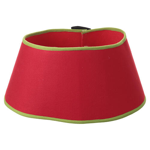 Copribase albero Natale in tessuto pupazzo di neve 30x40 cm 5