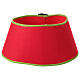 Copribase albero Natale in tessuto pupazzo di neve 30x40 cm s5
