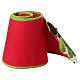Copribase albero Natale in tessuto pupazzo di neve 30x40 cm s6