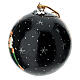 Papier-mâché Christmas ball, 3 in, Nutcracker s2