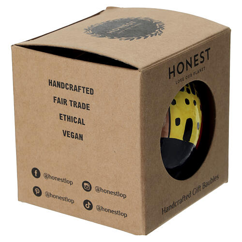 Christmas ball Starry Night Van Gogh 80mm paper-mache 4