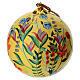 Papier-mâché Garden Bee ball, 3 in s2
