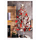 Decorazioni SPIRA Medium feltro rossi 20 pz albero Natale s2