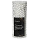 Christmas pearl garland winter white 8 mm diameter, 10 m length s1