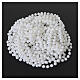 Christmas pearl garland winter white 8 mm diameter, 10 m length s4